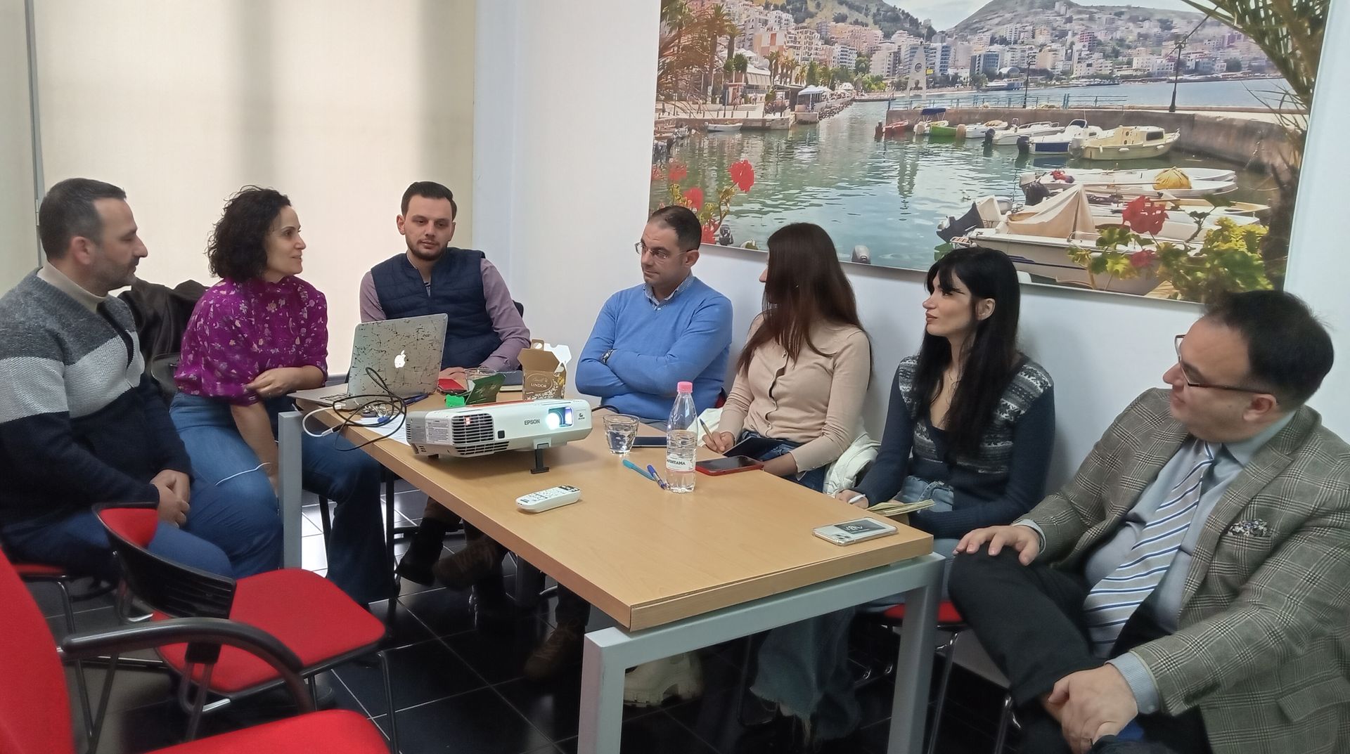 Team meeting with municipal partners in Vlora