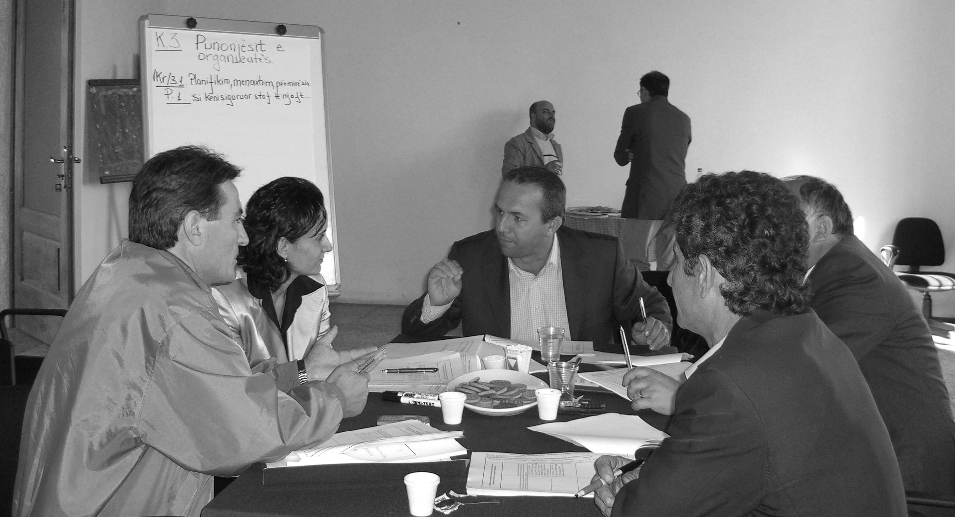 Meeting with Dajç municipality officials