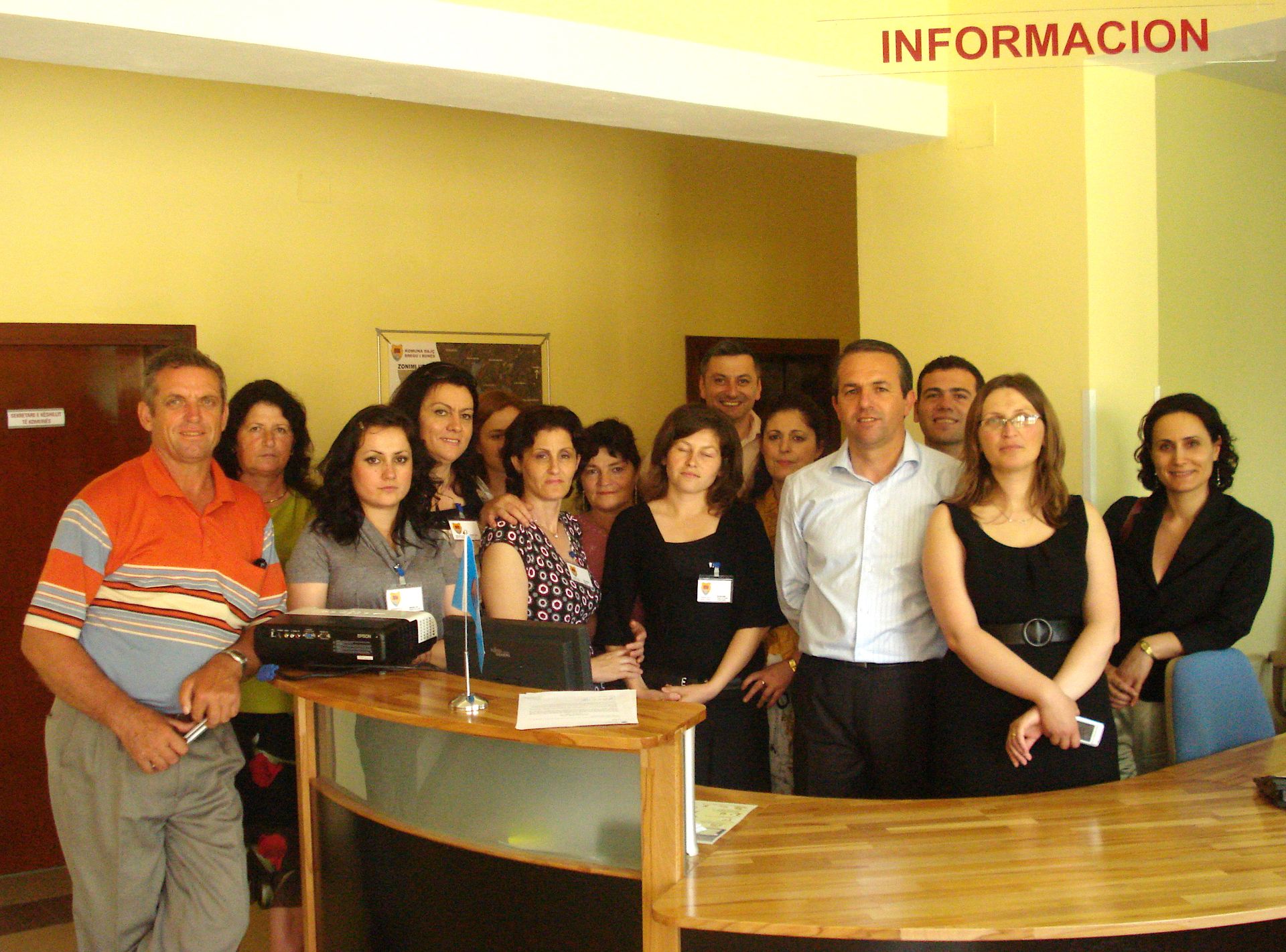 FLAG team with Dajç municipal staff
