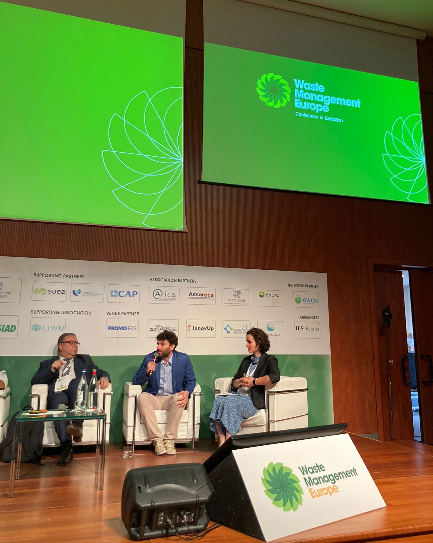 Panel discussion at the Waste Management Europe conference